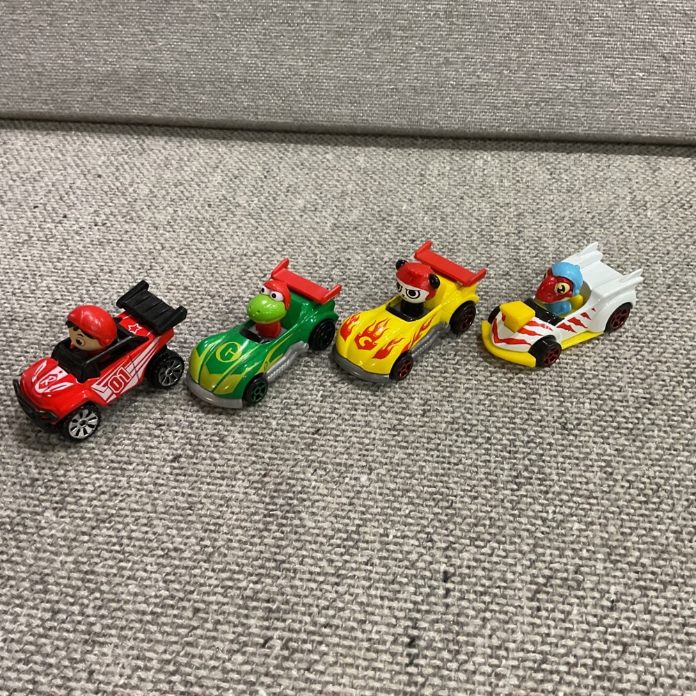 Ryans World Jada Toys Diecast Racing Car Lot Ryan Gus Combo Panda Shelldon 4pc